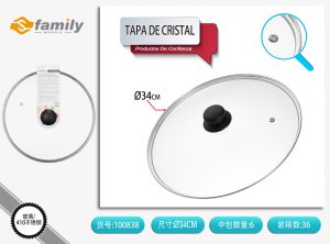 TAPA DE CRISTAL 34 CM