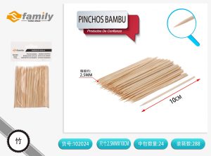 PINCHOS DE BAMBU