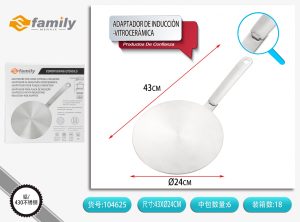 ADAPTADOR DE INDUCCION 24 CM