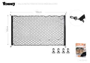 MALLA PROTECTORA DE COCHE PARA MASCOTAS