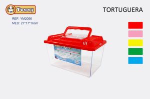 CAJA DE PLASTICO PARA ANIMALES 27 X 17 X 16 CM