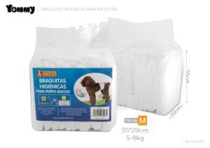 BRAGUITAS HIGIENICAS TALLA M 12 UNIDADES