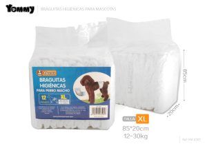 BRAGUITAS HIGIENICAS TALLA XL 12 UNIDADES