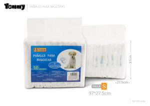 PAÑALES PARA MASCOTAS TALLA L 10 U