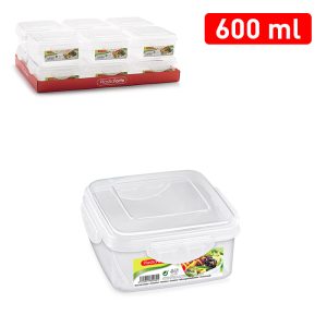 Fiambrera Click Cuadrada - 600ml