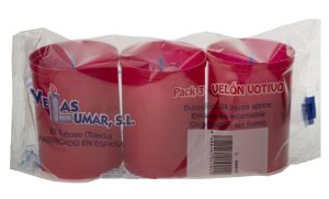 VELA ROJA PACK 3 24 HORAS