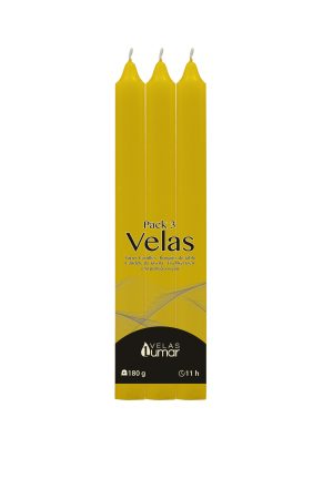 VELAS PACK 3 176 G AMARILLO