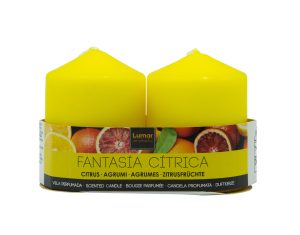 VELAS FANTASIA CITRICA PACK DE 2 135 G