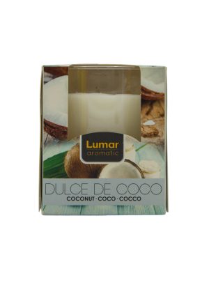 VELA PERFUMADA DULCE DE COCO 125 G