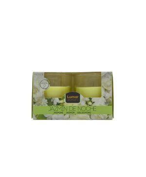 VELA PERFUMADA JAZMIN DE NOCHE 2 UNIDADES X 57 G