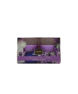 VELA PERFUMADA LAVANDA 2 UNIDADES X 57 G