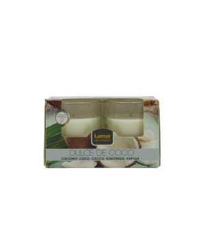 VELA PERFUMADA DULCE DE COCO 2 UNIDADES X 57 G