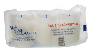 VELA BLANCA PACK 3 24 HORAS