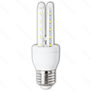 Bombilla LED en forma de U 2U E27 6W 6500K para iluminación