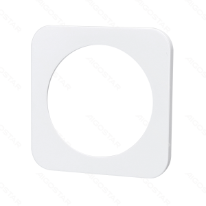Placa de pared de plástico blanca de una sola unidad, de fabricación alemana y francesa.