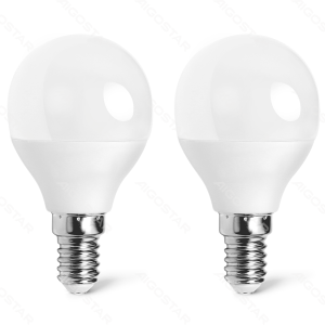 Bombilla LED G45 E14 8W (2 piezas) 6500K