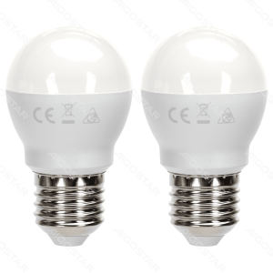 Bombilla LED G45 E27 8W (2 piezas) 6500K