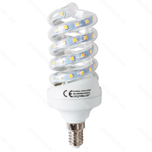 Tubo espiral LED E14 de 11 W