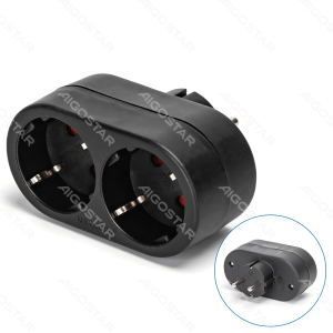 Adaptador divisor NEGRO Ra. 2-V Vertical