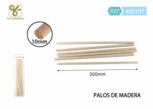 PALOS PARA MANUALIDADES 10 X 300 MM