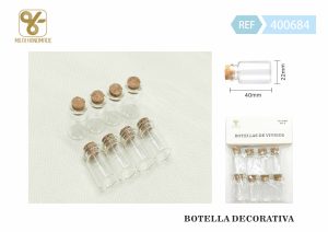 BOTELLA DE VIDRIO PARA MANUALIDADES