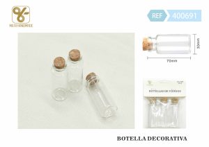 BOTELLA DE VIDRIO PARA MANUALIDADES