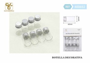 BOTELLA DE VIDRIO PARA MANUALIDADES