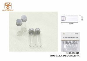 BOTELLA DE VIDRIO PARA MANUALIDADES