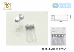 BOTELLA DE VIDRIO PARA MANUALIDADES