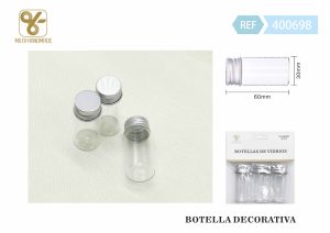 BOTELLA DE VIDRIO PARA MANUALIDADES
