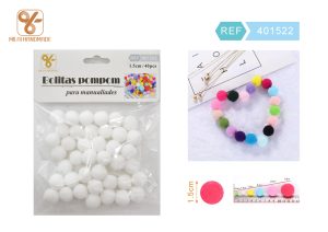 BOLITAS DE POMPOM DE 1,5 CM