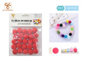 BOLITAS DE POMPOM 2 CM