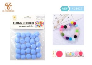 BOLITAS DE POMPOM DE 2 CM
