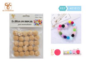 BOLITAS POMPOM PARA MANUALIDADES 2 CM