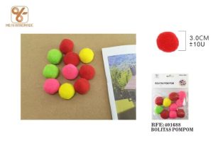 BOLITAS DE POMPOM PARA MANUALIDADES