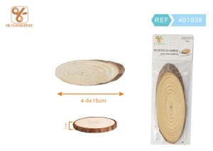 ACCESORIOS DE MADERA PARA MANUALIDADES 4-6 X 15 CM