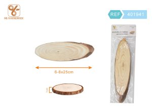 ACCESORIOS DE MADERA PARA MANUALIDADES 6-8 X 25 CM
