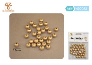 CUENTAS DE MADERA 12 MM
