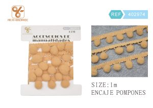 ENCAJE DE POMPOM