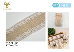 ACCESORIOS DE LINO PARA MANUALIDADES