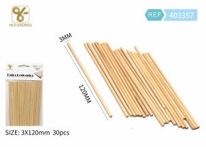 PALOS REDONDOS 3 X 120 MM