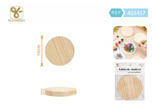 TABLA DE MADERA PARA MANUALIDADES 10 X 0,5 CM