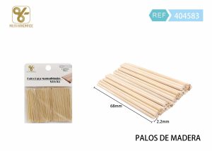 PALOS PARA MANUALIDADES 2,2 X 68 MM
