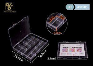 CAJA CON SEPARADOR 126 X 135 X 25 MM