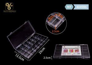 CAJA CON SEPARADOR 250 X 135 X 25 MM