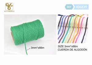 CUERDA DE ALGODÓN 3 MM