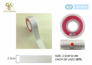 CINTA DE REGALO 2,5 CM X 22,8 M