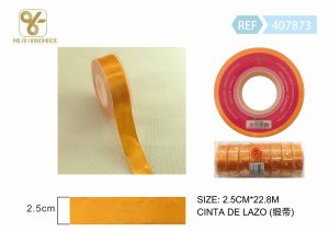 CINTA DE REGALO 2,5 CM X 22,8 M