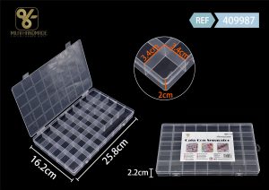 CAJA CON SEPARADOR 255 X 162 X 22 MM