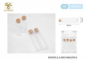 BOTELLA DE VIDRIO PARA MANUALIDADES